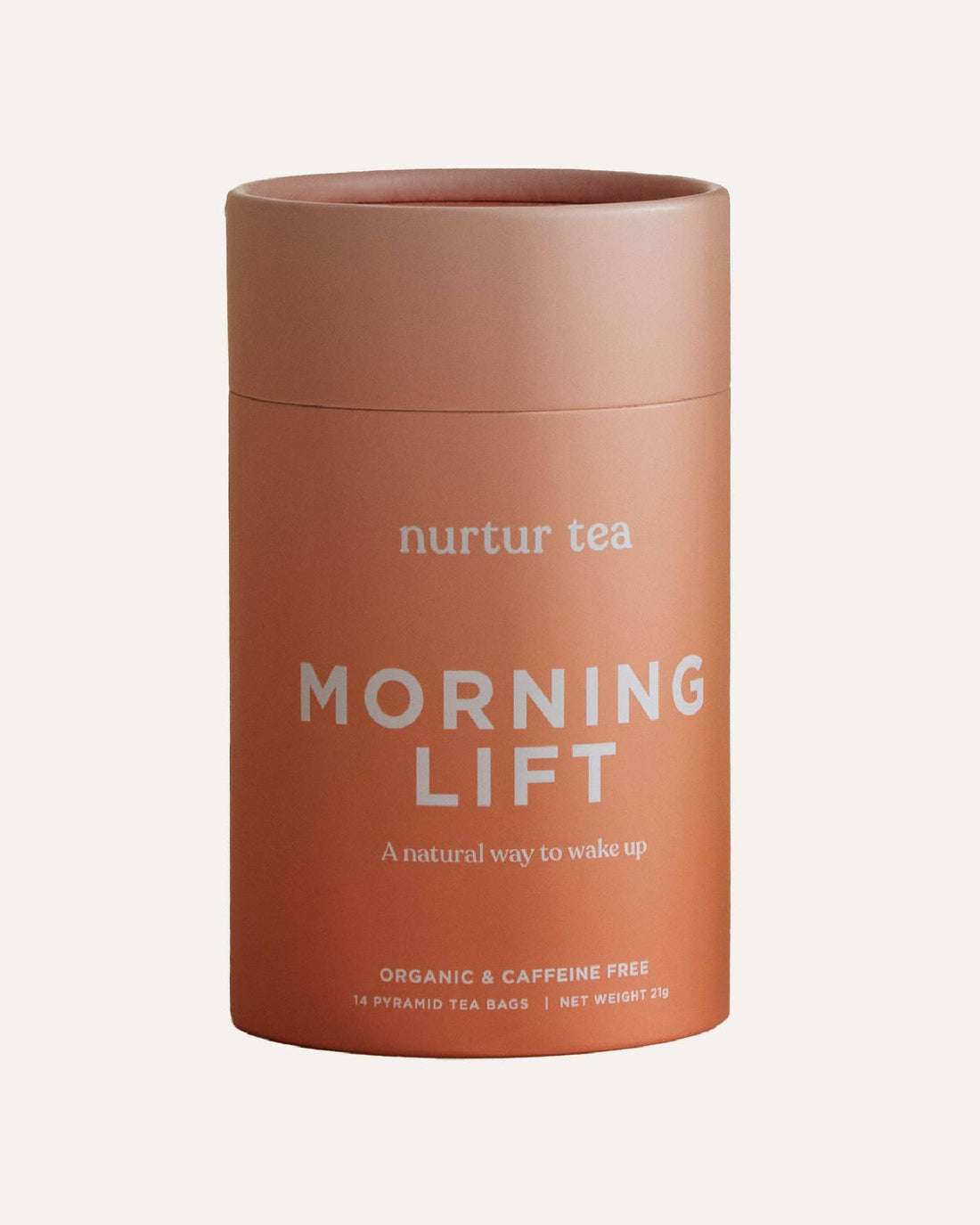 Morning Lift tee – rooibos, inkivääri ja piparminttu – kofeiiniton aamutee purkissa
