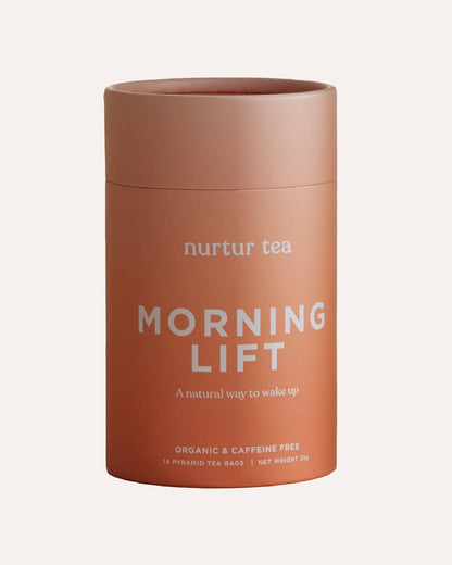 Morning Lift tee – rooibos, inkivääri ja piparminttu – kofeiiniton aamutee purkissa