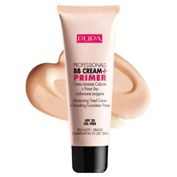 PUPA Milano BB Cream + Primer SPF 20 – täydellinen iho yhdellä tuotteella. Kauneutta, joka tuntuu yhtä hyvältä kuin näyttää.