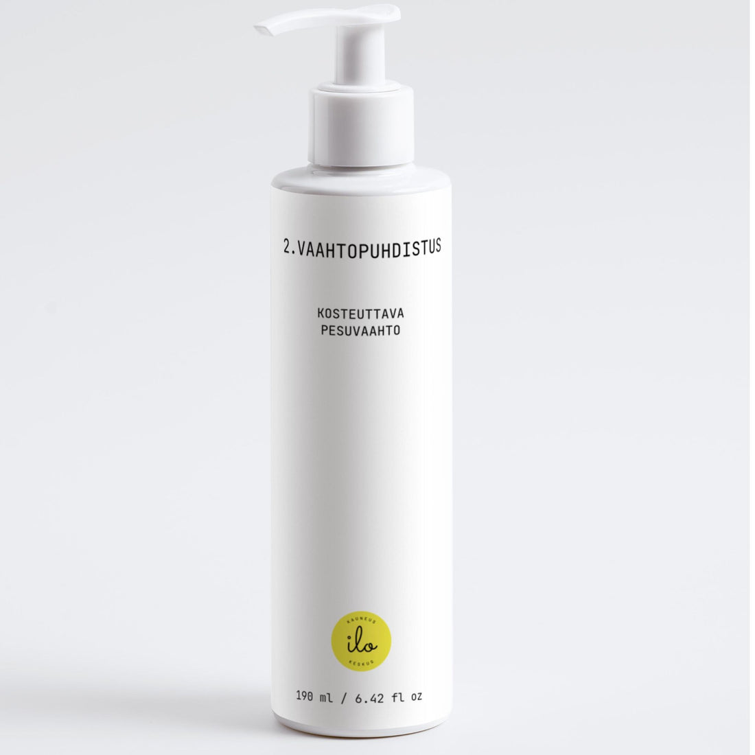 2. Vaahtopuhdistus - kosteuttava pesuvaahto
