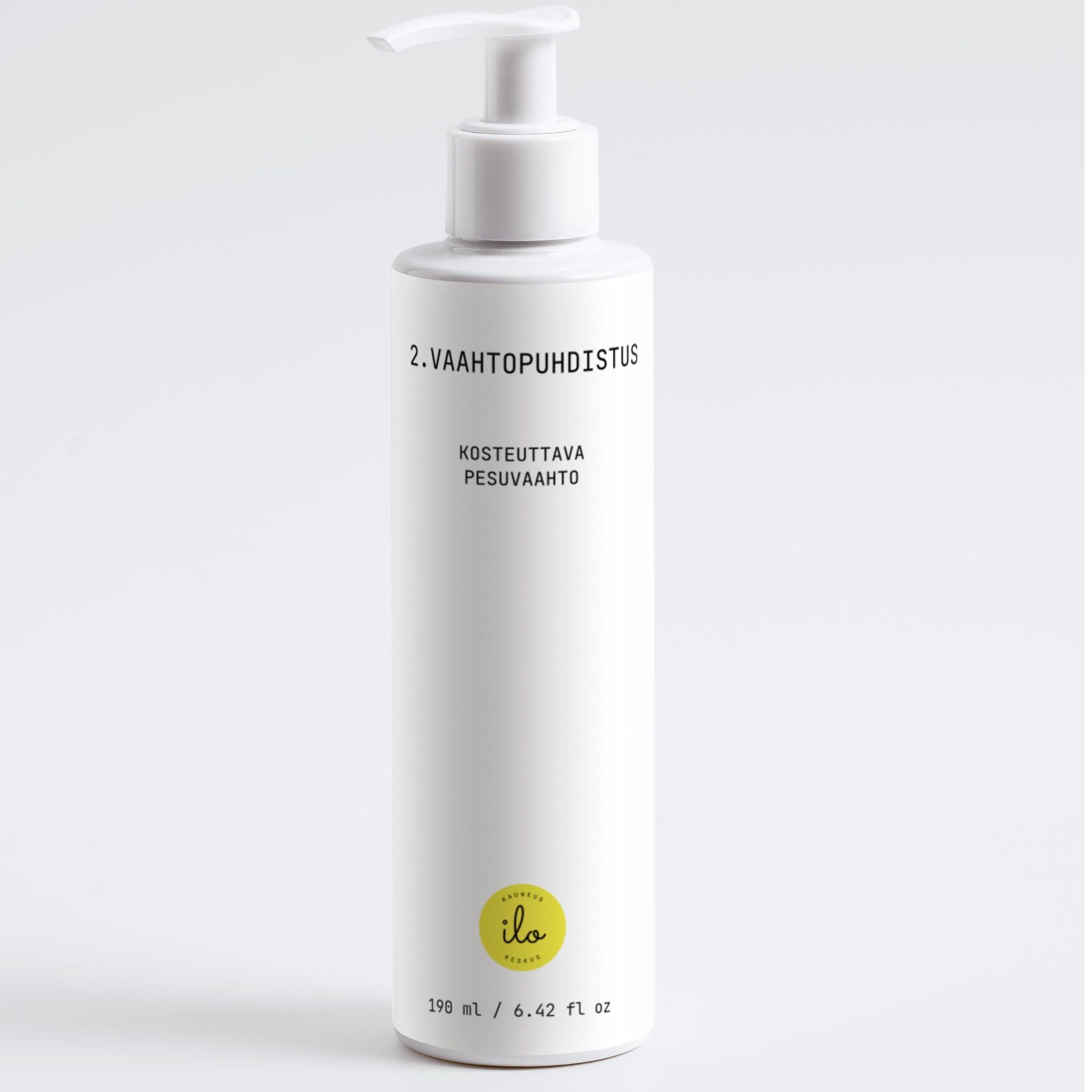 2. Vaahtopuhdistus - kosteuttava pesuvaahto