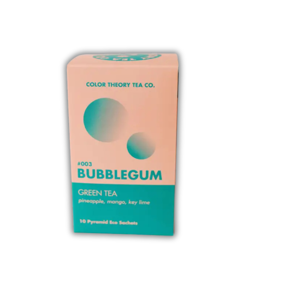 Bubblegum tee, vihreä tee, jasmiini, ananas, luomutee, lahjaidea