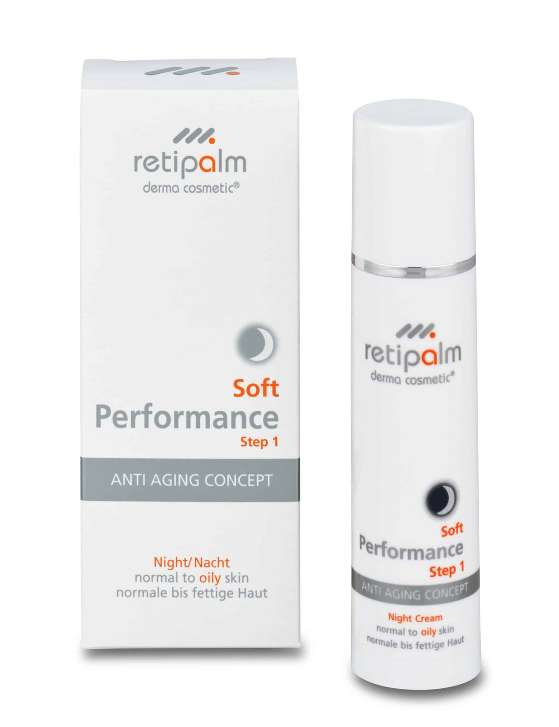 Retipalm Soft Performance Night Cream - Step 1 - Normal To Oily Skin