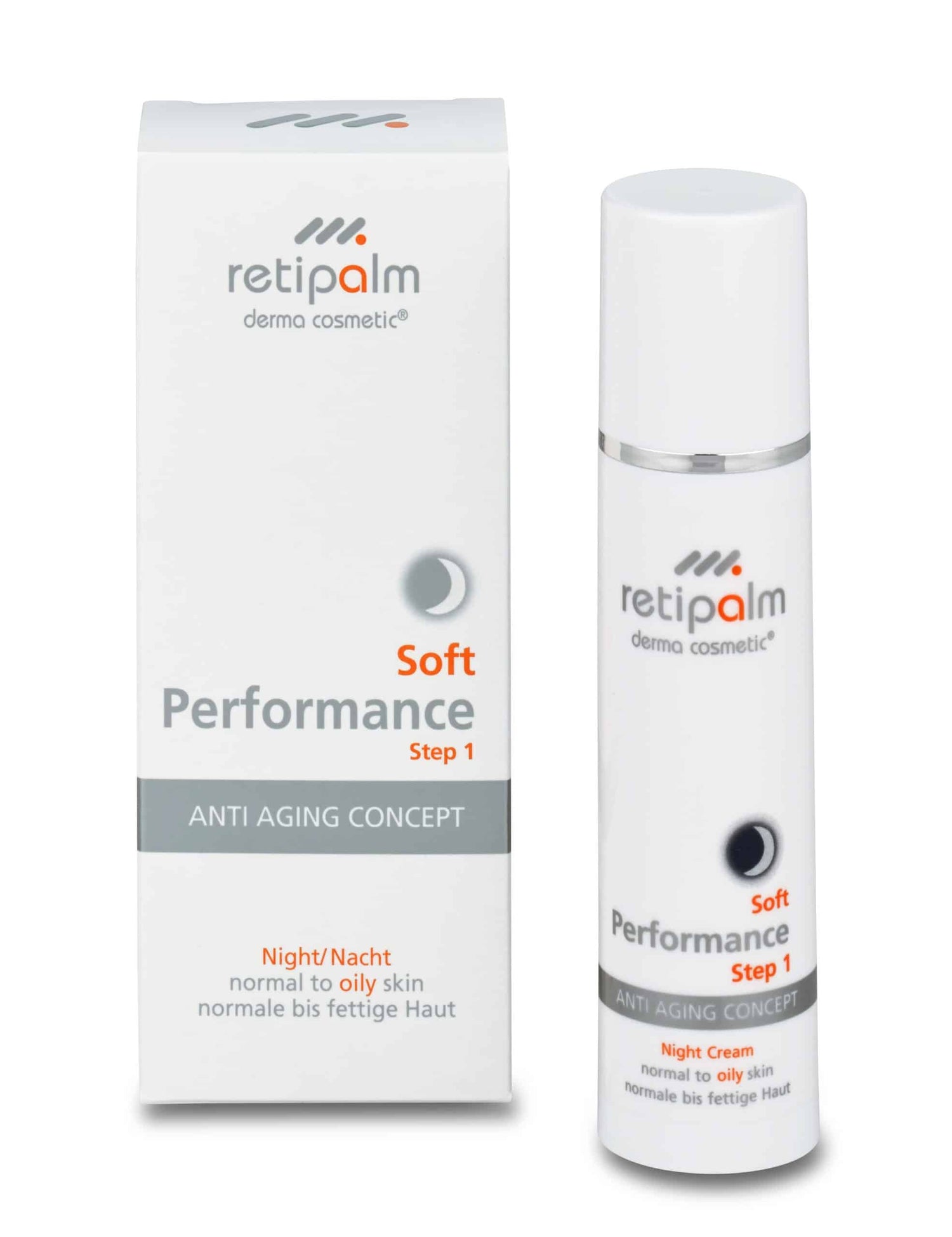 Retipalm Soft Performance Night Cream - Step 1 - Normal To Oily Skin